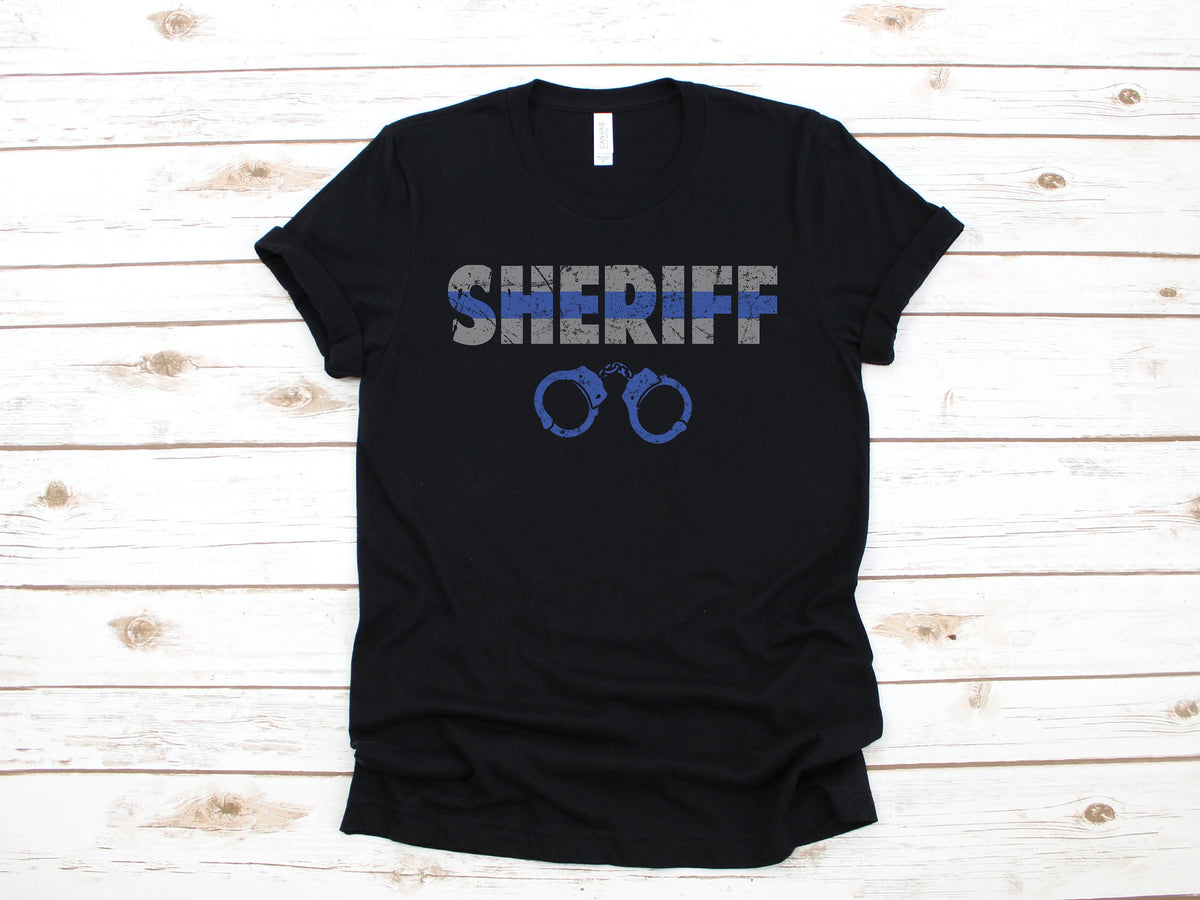 Sheriff Shirt Police Sheriff TShirt Long Sleeve Hoodie Sweatshirt Tank Top Hoodie – Fan Favorite · Must-Have Style