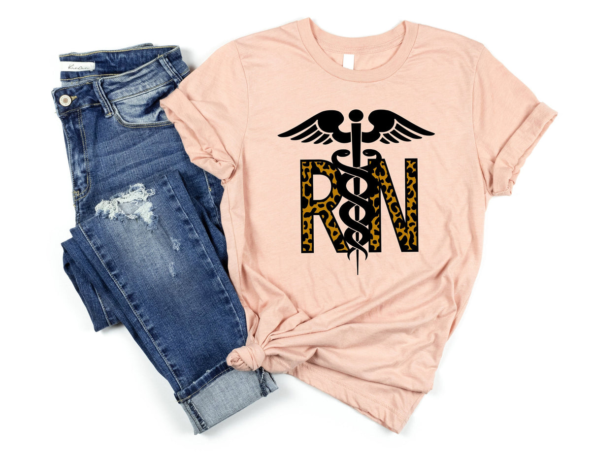 Registered Nurse Shirts RN Shirts Nurses Superhero Nurse Week Shirt For Woman Nursing Shirt Nursing School TeeRN Leopard Nurse Shirt Graphic Tee – Feel-Good Design · Top Pick For Any Outfit