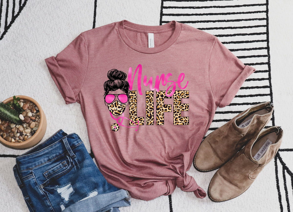Nurse Life Shirt Nurse Shirt Nurse Gift Funny Nurse Shirt Nursing Student Nursing Graduate School Nurse Gift Teacher Shirt RN Tee Graphic Tee – Cozy Vibes · High-Quality Print
