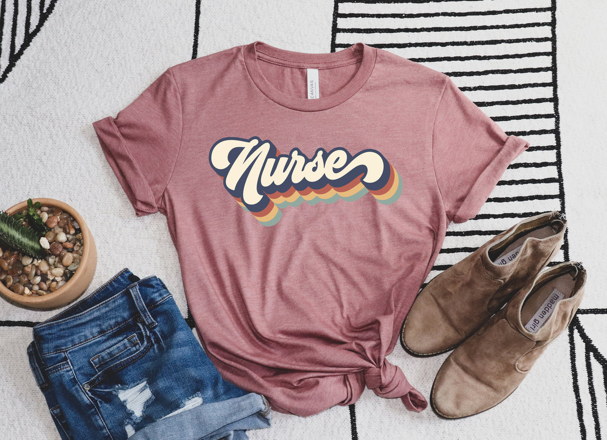 Retro Nurse Shirts RN Shirts Nurses Superhero Nurse Week Shirt For Woman Nursing Shirt Nursing School TeeRN Leopard Nurse Shirt Graphic Tee – Bold Style · Perfect For Daily Wear
