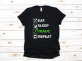 Eat Sleep Trade Repeat TShirt Funny Stock Investor Shirt Stock Broker Bull Market Day Trader Investing Hoodie Sweatshirt Long Sleeve Hoodie – Everyday Comfort · Must-Have Style