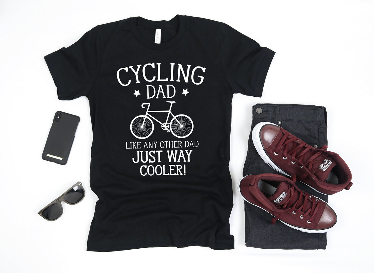 Cycling Dad TShirt Funny Cycling Dads Shirt Bicycle Dad Fathers Day Cyclist Long Sleeve Sweatshirt Hoodie Tank Top Hoodie – Fan Favorite · Perfect For Daily Wear