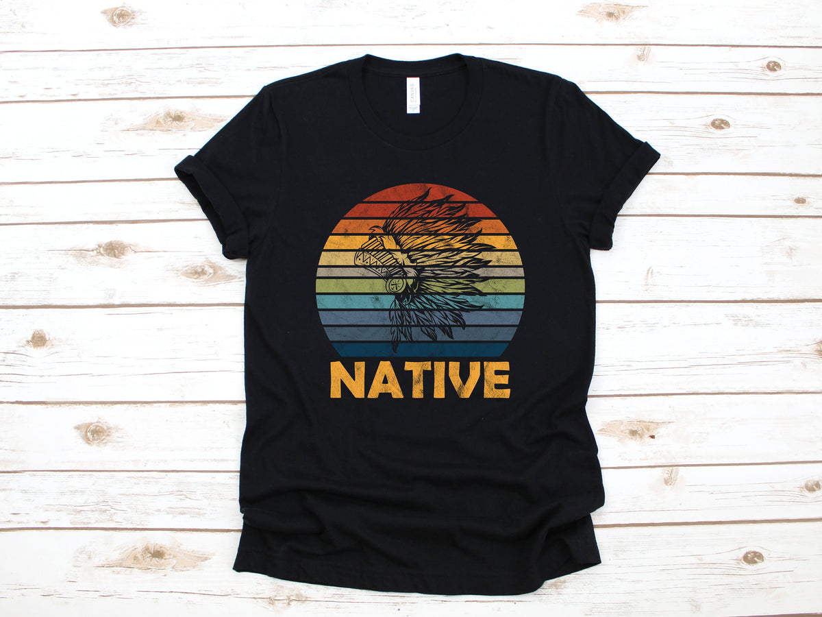 Retro Native American Shirt Native American TShirt Indigenous Tank Top Hoodie Long Sleeve Sweatshirt Hoodie – Aesthetic Look · Perfect For Daily Wear