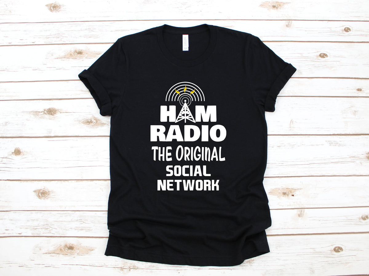 Ham Radio Shirt Funny Ham Radio Original Social Network TShirt Radio Operators Tank Top Hoodie Sweatshirt Long Sleeve Apparel Gift Hoodie – Fan Favorite · Must-Have Style