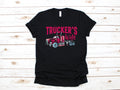 Trucker39s Wife TShirt Cute Trucker Wife Women39s Shirt Husband Trucker Married Trucker Semi Truck Gift Tank Top Hoodie Long Sleeve Hoodie – Easygoing Wear · Trending Graphic Apparel