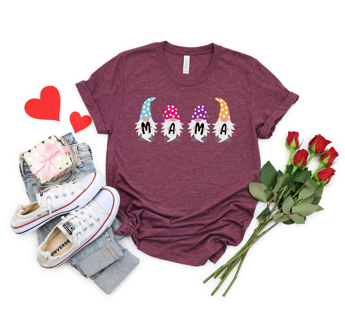 Three Gnomes Mom TeeMother39s Day Gift ShirtGift for MomNew Mom GiftBaby AnnouncementFuture Mom GiftMom Gnomes Shirt Graphic Tee – Everyday Comfort · Trending Graphic Apparel