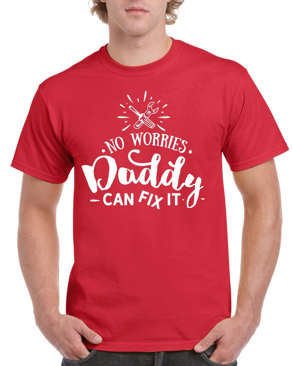 Fathers Day Gifts For Dad Birthday Gift For Dad No Worries Daddy Can Fix It Birthday T Shirt For Dad Fathers Day Present Graphic Tee – Aesthetic Look · Top Pick For Any Outfit
