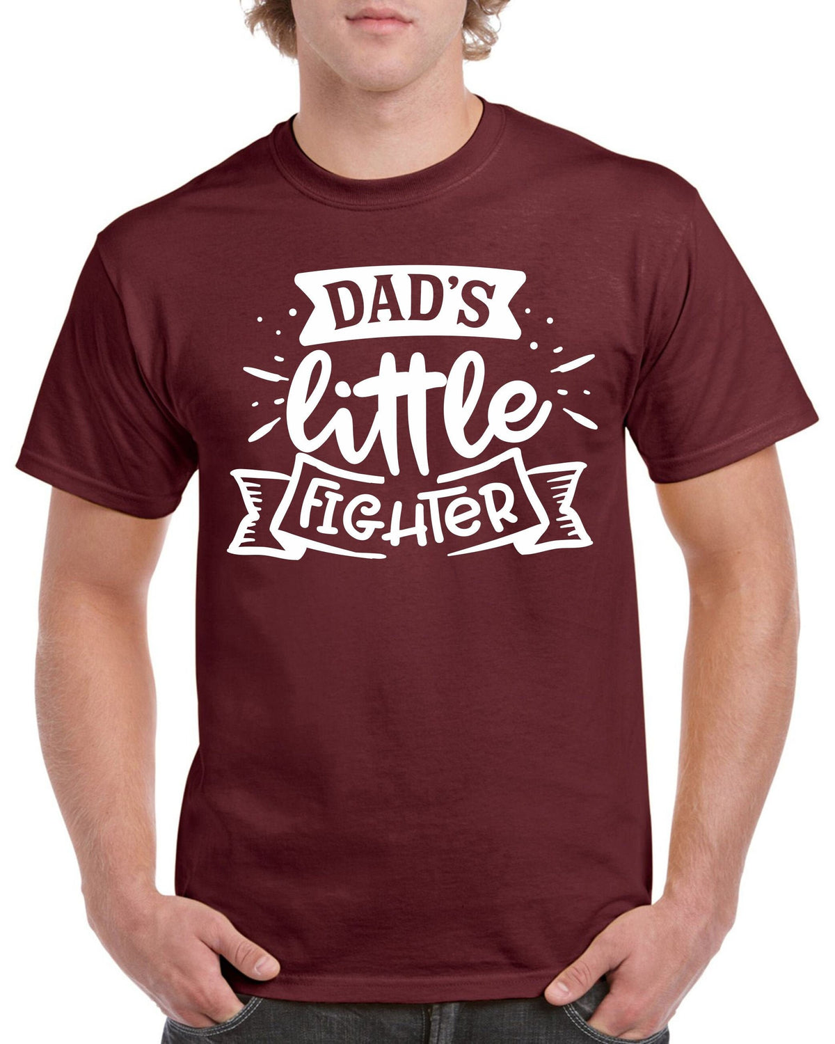 Birthday Gifts For Dad Men Birthday Gift For Dad Dads Little Fighter Birthday T Shirt For Dad Fathers Day Present Graphic Tee – Easygoing Wear · Top Pick For Any Outfit