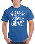 Birthday Gifts For Dad Men Birthday Gift For Dad Blessed To Be Her Dad Birthday T Shirt For Dad Fathers Day Present Graphic Tee – Soft Feel · Trending Graphic Apparel