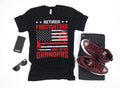 Retired Firefighter Grandpa Shirt USA Flag Retirement TShirt Fathers Day Gift Retirement Party Long Sleeve Sweatshirt Hoodie Hoodie – Everyday Comfort · Trending Graphic Apparel