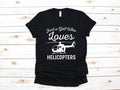 Girl Who Loves Helicopters Shirt Funny Helicopter Pilot TShirt Womens Tee Chopper Pilot Tank Top Hoodie Sweatshirt Long Sleeve Hoodie – Warm & Stylish · Trending Graphic Apparel