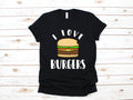 I Love Burgers TShirt Burger Shirt Cheeseburger Lover Fast Food Tank Top Cute Hamburger Kids Tee Hoodie Long Sleeve Sweatshirt Hoodie – Fan Favorite · Trending Graphic Apparel