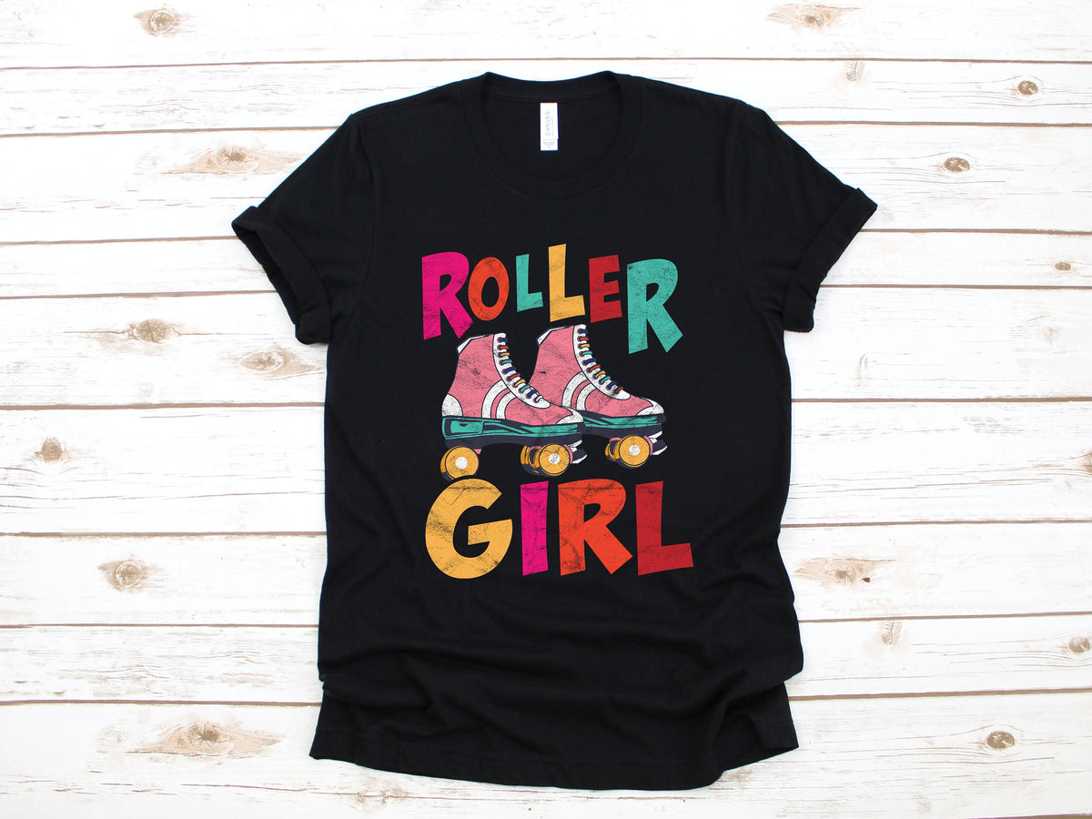 Roller Girl Shirt Rollerskate Shirt Retro Rollerskating Women39s Tee Cute Kids TShirt Hoodie Sweatshirt Long Sleeve Hoodie – Bold Style · Great Gift For Fans