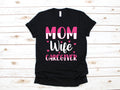 Mom Wife Caregiver Shirt Caregiver Mom TShirt Caregiver Women39s Tee Caregiver Mothers Day Tank Top Hoodie Sweatshirt Hoodie – Feel-Good Design · Perfect For Daily Wear