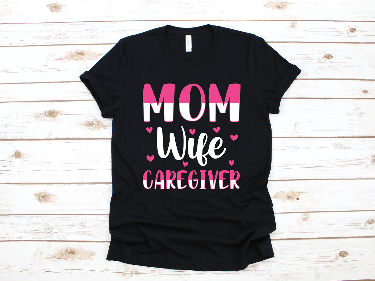 Mom Wife Caregiver Shirt Caregiver Mom TShirt Caregiver Women39s Tee Caregiver Mothers Day Tank Top Hoodie Sweatshirt Hoodie – Feel-Good Design · Perfect For Daily Wear