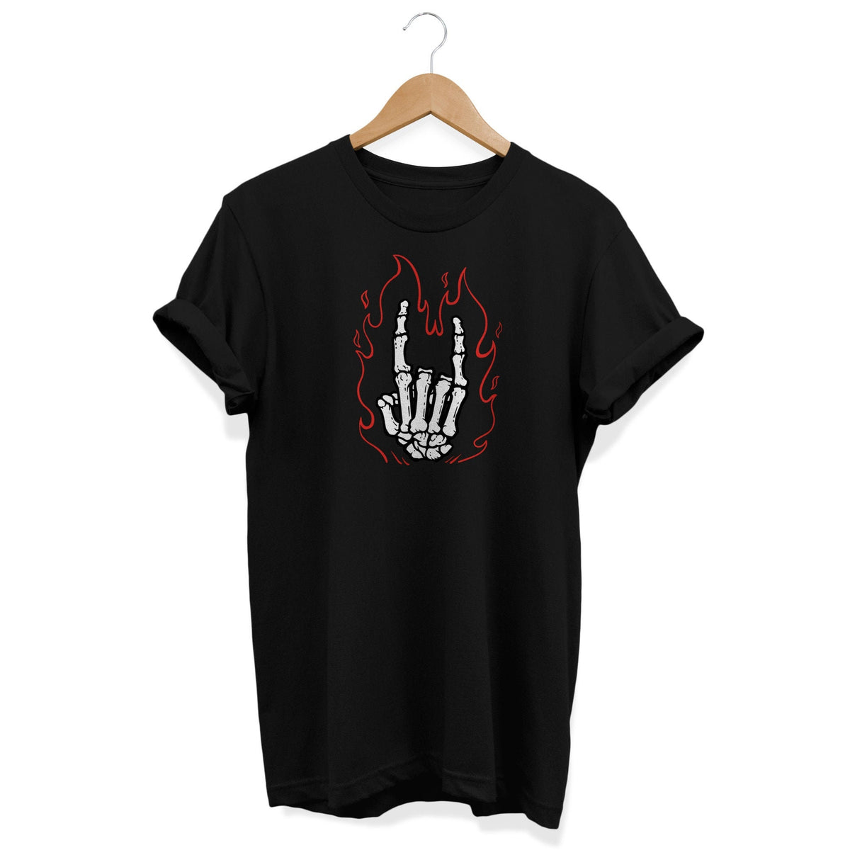 Rocker Skeleton Shirt Gothic Tshirt Alternative Goth Clothing Rock Clothes Edgy Outfit Heavy Metal Emo Tee E boy E girl Dark Mori Graphic Tee – Bold Style · Must-Have Style