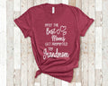 The Best Moms Get Promoted To Grandmom for Special Grandma Birthday Mother39s Day Christmas Gift for Grandmother Graphic Tee – Aesthetic Look · Perfect For Daily Wear