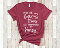 The Best Moms Get Promoted To Honey for Special Grandma Birthday Mother39s Day Christmas Gift for Grandmother Graphic Tee – Easygoing Wear · Trending Graphic Apparel