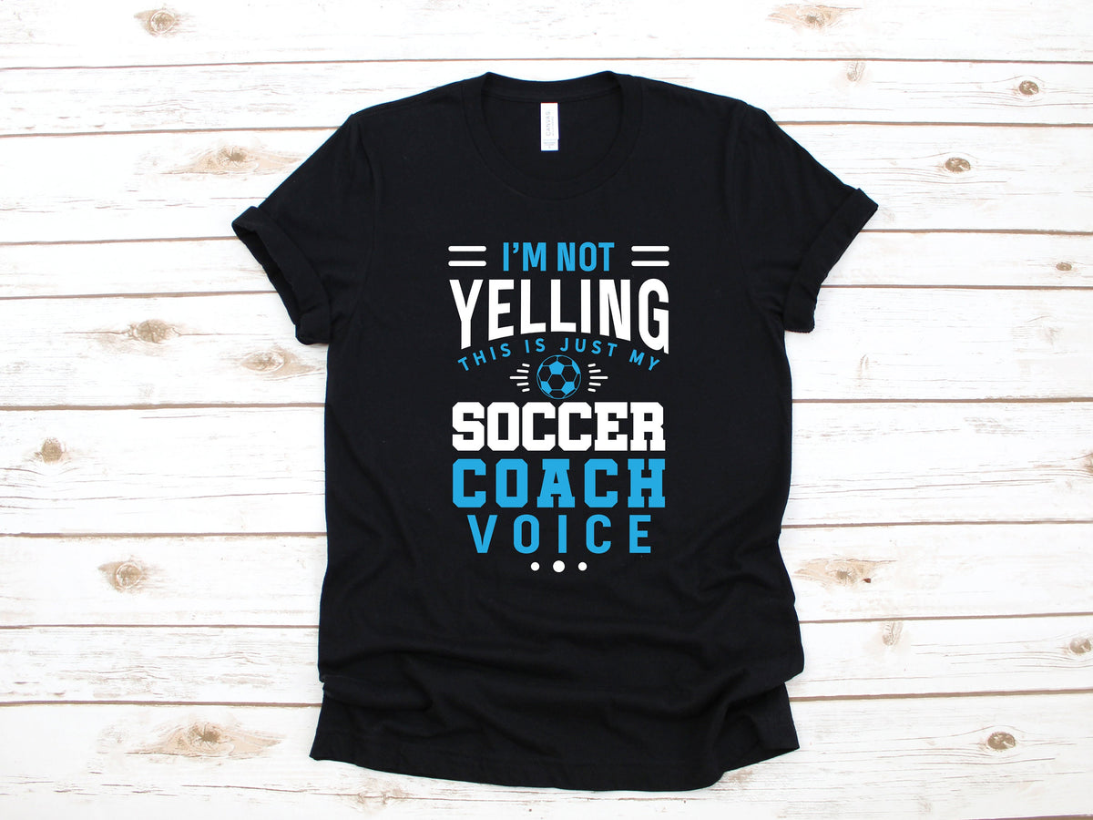 Soccer Coach TShirt Funny Soccer Coach Shirt Gifts For Soccer Coaches Soccer Coach Voice Tank Top Hoodie Sweatshirt Long Sleeve Hoodie – Premium Graphic · Trending Graphic Apparel