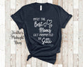 The Best Moms Get Promoted To Sitti for Lebanon Lebanese Grandma Birthday Mother39s Day Christmas Gift for Grandmother Graphic Tee – Feel-Good Design · Perfect For Daily Wear