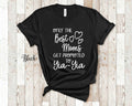 The Best Moms Get Promoted To YiaYia for Greece Greek Grandma Birthday Mother39s Day Christmas Gift for Grandmother Graphic Tee – Bold Style · Top Pick For Any Outfit