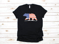 Bear American Flag TShirt USA Brown Bear Shirt July 4th Black Bear Tank Top Hoodie Sweatshirt Long Sleeve Apparel Gift Hoodie – Aesthetic Look · Great Gift For Fans
