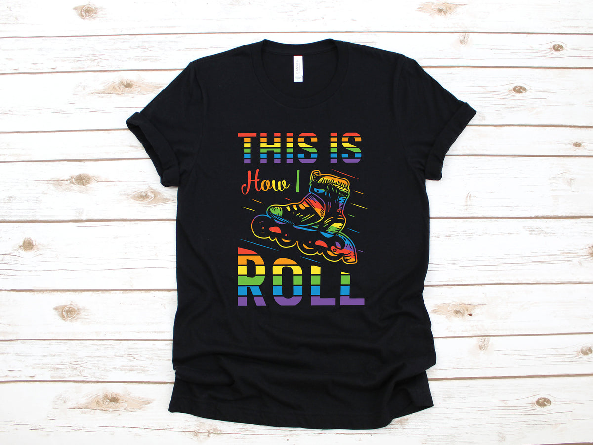This Is How I Roll Rollerblade TShirt Funny Rollerblader Shirt Rollerblading Tank Top Hoodie Kids Tee Long Sleeve Apparel Gift Hoodie – Everyday Comfort · Perfect For Daily Wear