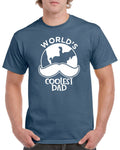 Fathers Day Gifts For Dad Mens Birthday Gift For Daddy Worlds Coolest Dad Birthday T Shirt For Dads Fathers Day TShirt Tee Present Graphic Tee – Cozy Vibes · Great Gift For Fans