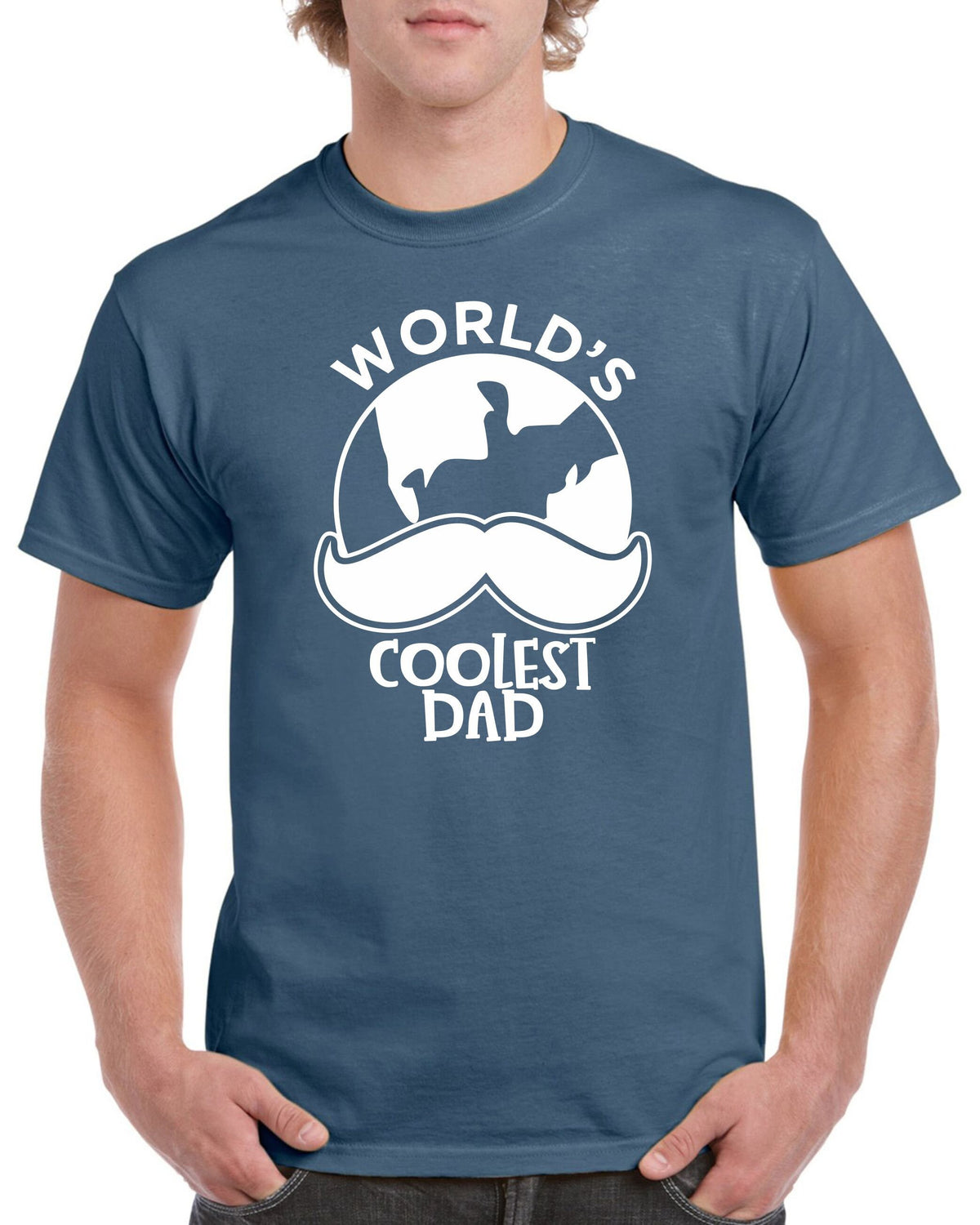 Fathers Day Gifts For Dad Mens Birthday Gift For Daddy Worlds Coolest Dad Birthday T Shirt For Dads Fathers Day TShirt Tee Present Graphic Tee – Cozy Vibes · Great Gift For Fans
