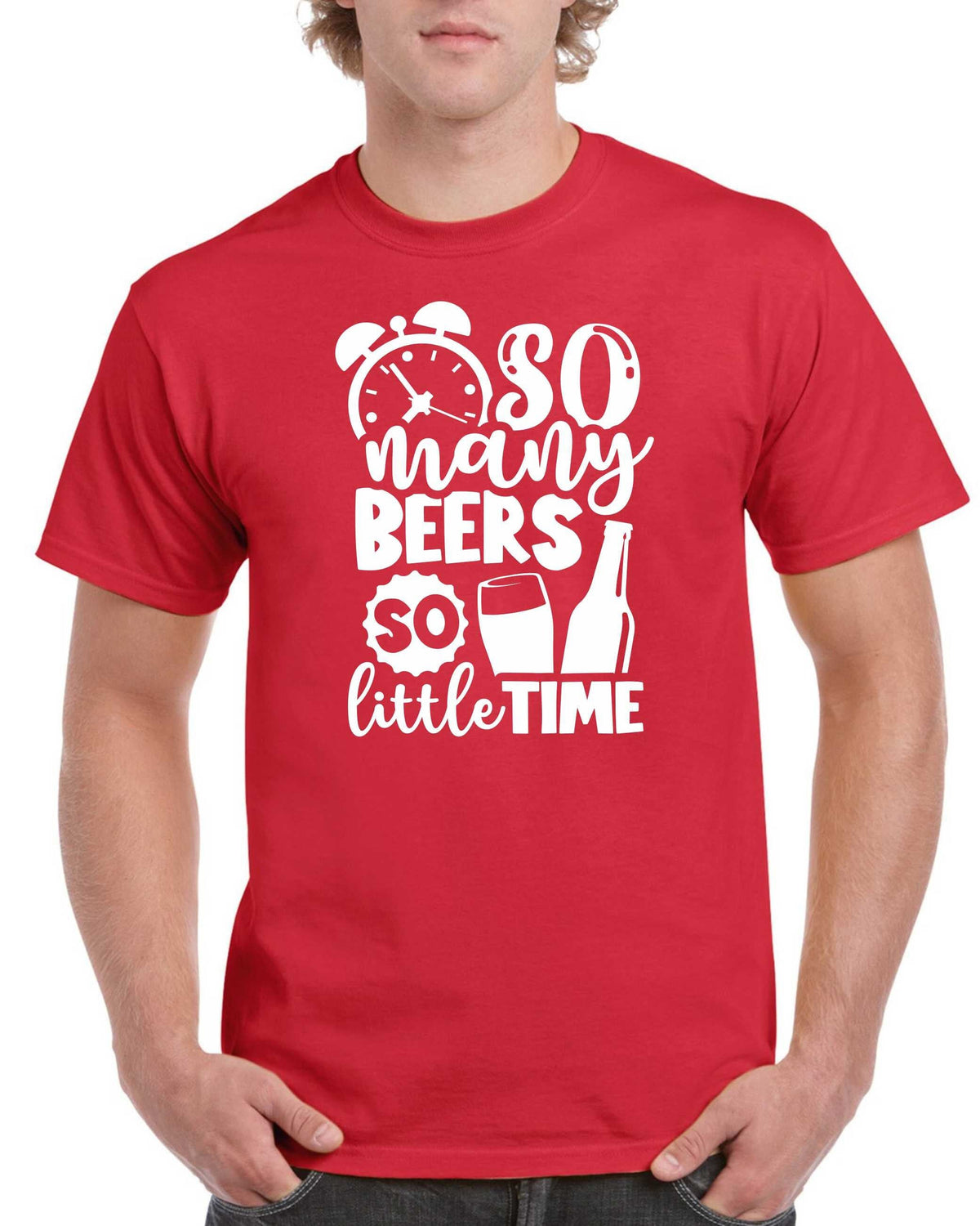 Birthday Gifts For Dad Men Birthday Gift For Dad So Many Beers So Little Time Dad Birthday T Shirt Fathers Day Present Graphic Tee – Fan Favorite · High-Quality Print