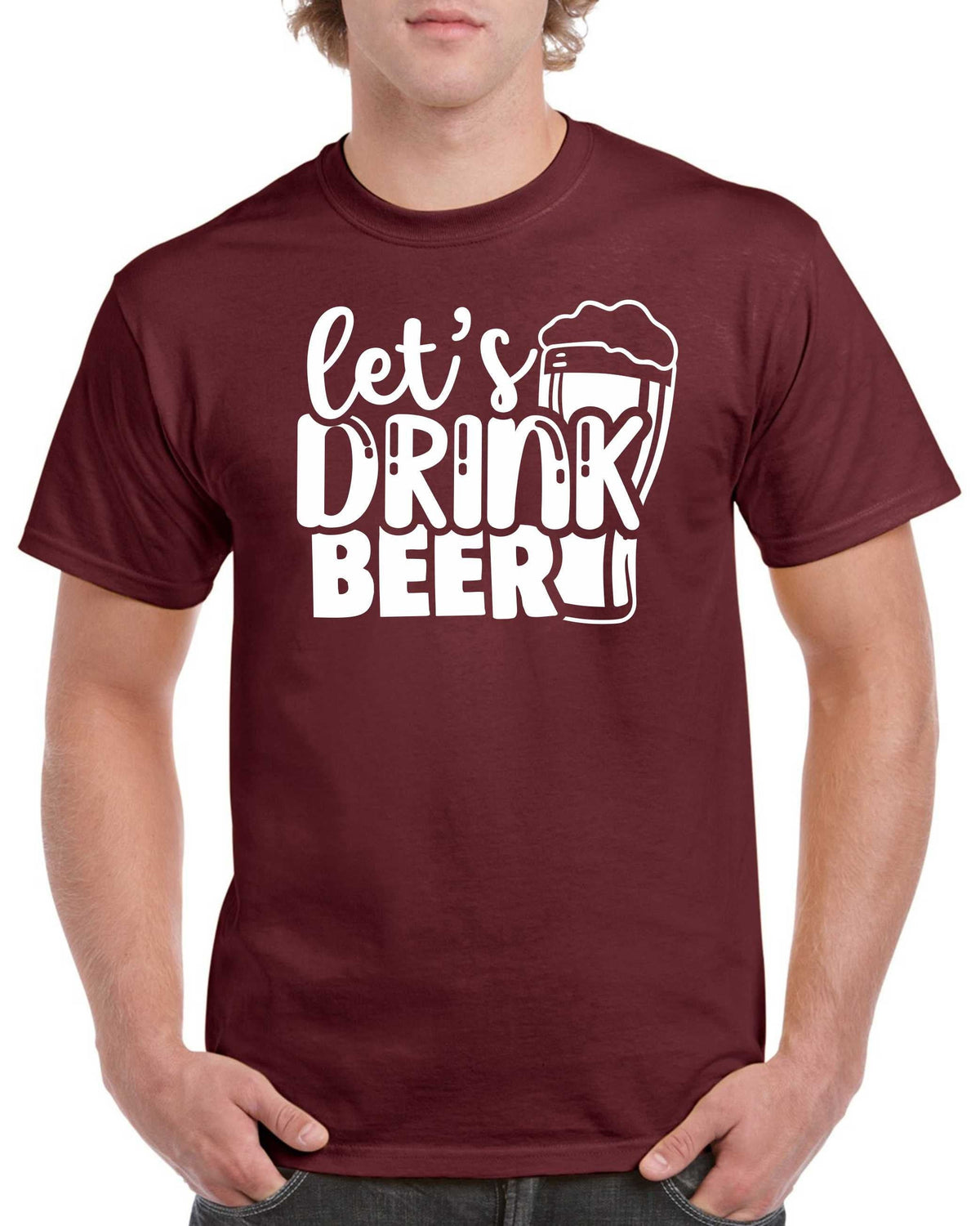 Birthday Gifts For Dad Men Birthday Gift For Dad Lets Drink Beer Dad Birthday T Shirt Fathers Day Present Graphic Tee – Easygoing Wear · High-Quality Print