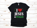 I Love Jesus and Pickles Shirt Pickle TShirt Funny Pickle Lovers Pickle Women39s Tee Tank Top Hoodie Sweatshirt Hoodie – Bold Style · High-Quality Print