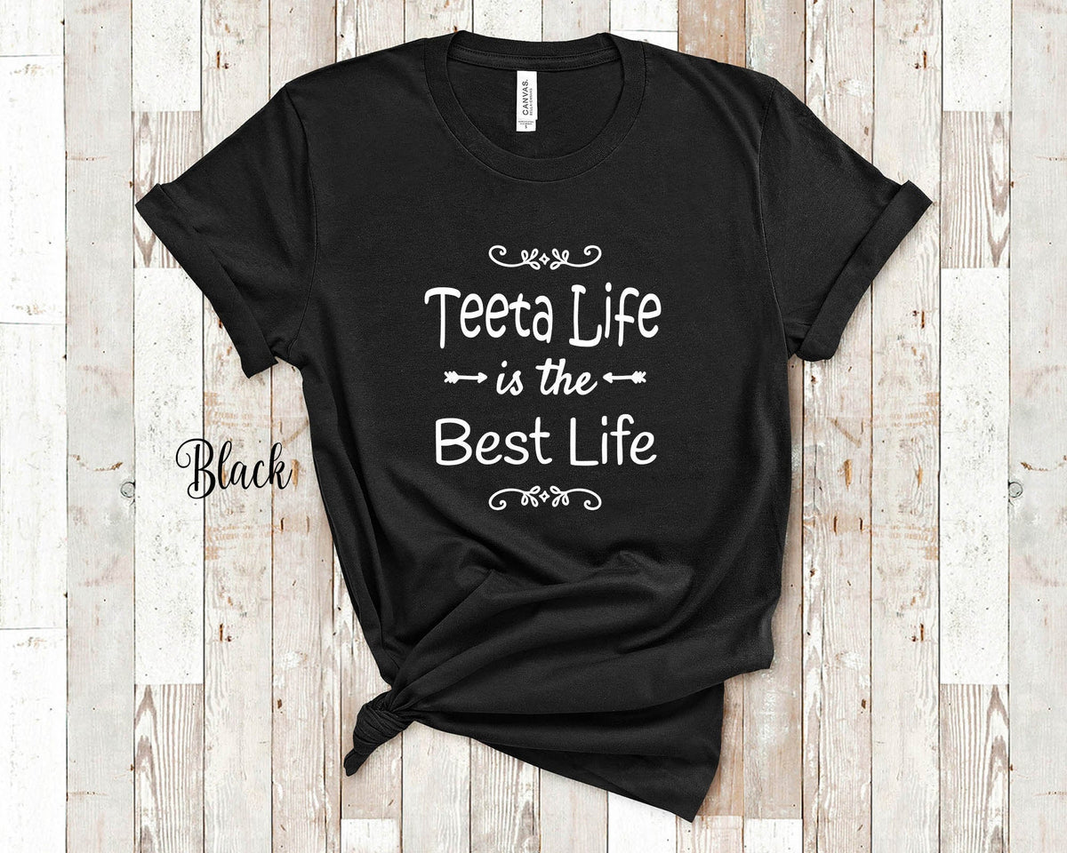 Teeta Life Is The Best Life Shirt for Special Grandma Unique Christmas Birthday or Mother39s Day Gift for Grandmother Graphic Tee – Everyday Comfort · Must-Have Style