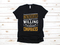 Introverted Conspiracy Theories Shirt Conspiracy Theorist TShirt Funny Conspiracies Tank Top Hoodie Sweatshirt Hoodie – Fan Favorite · Trending Graphic Apparel