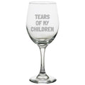 Gift for Mom or Dad Mother39s Day or Father39s Day Tears of my Children Parent Present Mom Wine Glass Graphic Tee – Fan Favorite · Perfect For Daily Wear