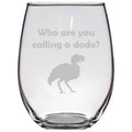 Funny Dodo Gift Dodo Bird Dodo Stemless Wine Glass Dodo Lover Gift Who Are You Calling a Dodo Graphic Tee – Bold Style · High-Quality Print