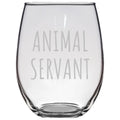Funny Zookeeper Stemless Wine Glass Zookeeper Gift Zoo Worker Gift Animal Servant Graphic Tee – Bold Style · High-Quality Print
