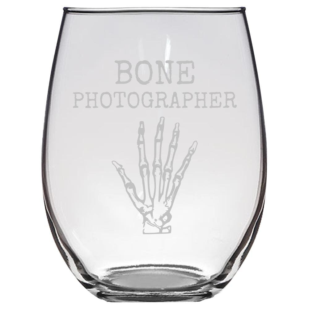 Funny Radiology Stemless Wine Glass Radiologic Technologist Rad Tech Gift Radiographer XRay Tech Bone Photographer Graphic Tee – Bold Style · Great Gift For Fans