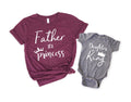 Father of a Princess ShirtNew Dad ShirtDad ShirtDaddy ShirtFather39s Day ShirtGift for DadDaughter of a KingDaddy and Me Matching Tee Graphic Tee – Easygoing Wear · Perfect For Daily Wear