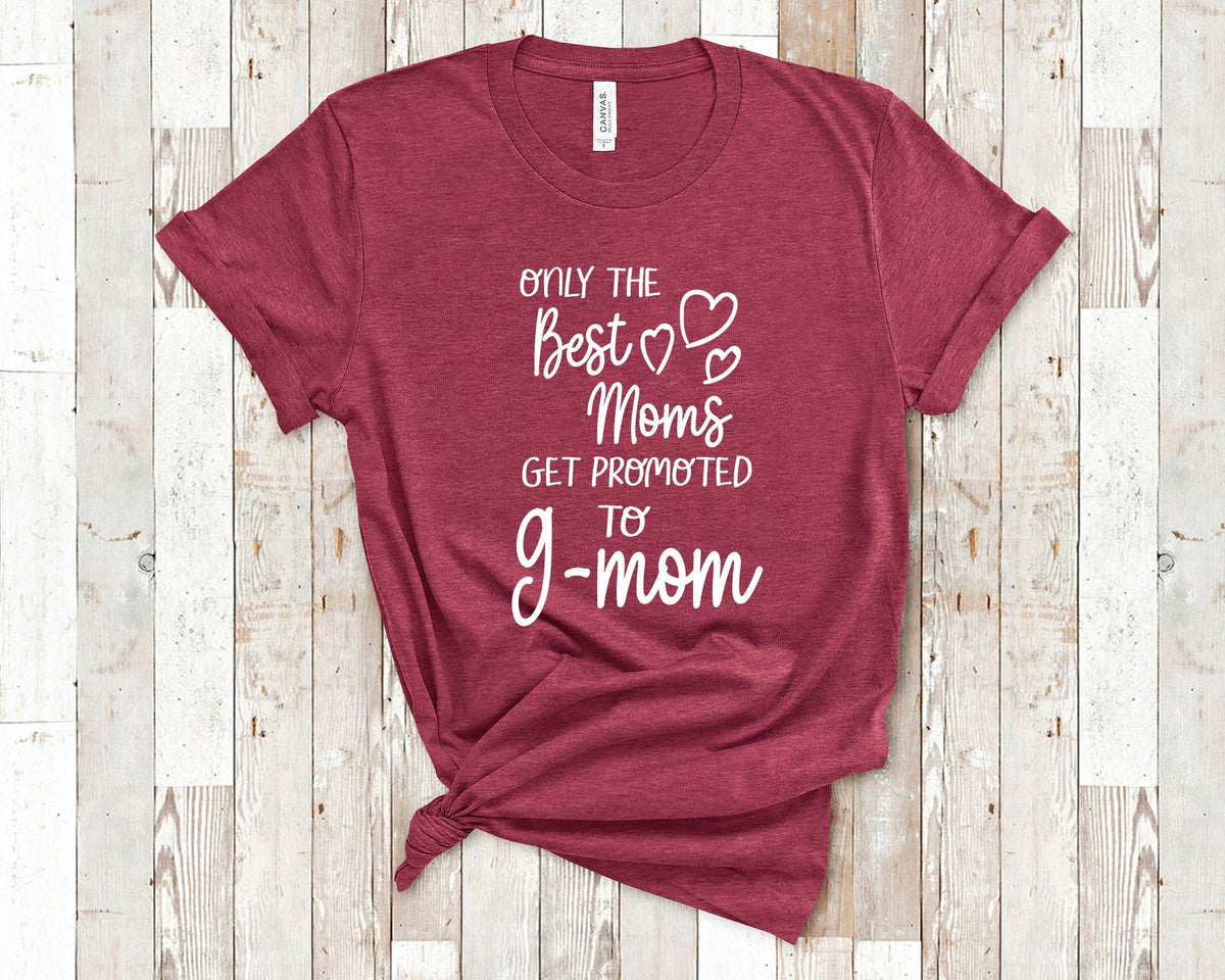 The Best Moms Get Promoted To Gmom for Special Grandma Birthday Mother39s Day Christmas Gift for Grandmother Graphic Tee – Fan Favorite · Must-Have Style