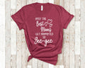 The Best Moms Get Promoted To Geegee for Special Grandma Birthday Mother39s Day Christmas Gift for Grandmother Graphic Tee – Bold Style · Must-Have Style