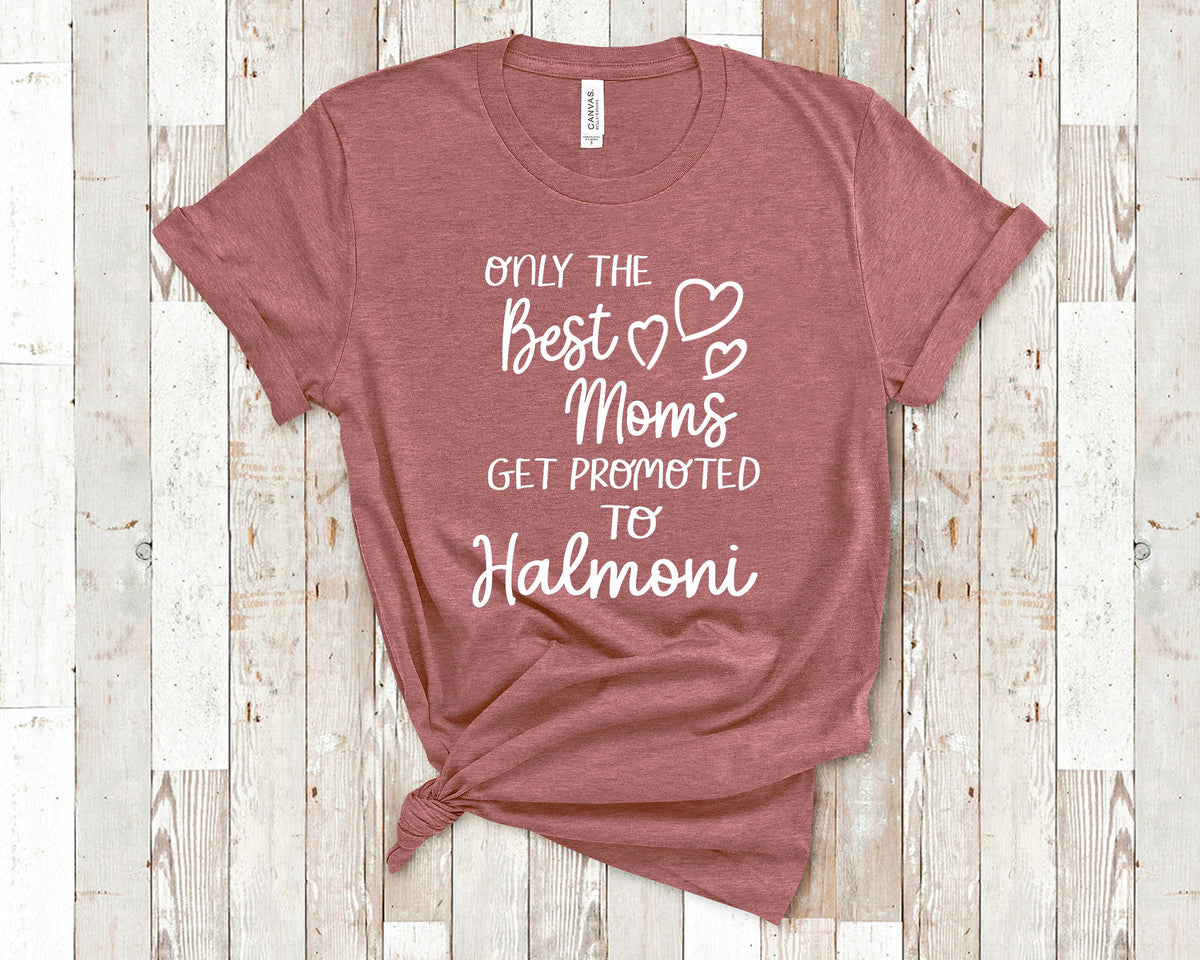 The Best Moms Get Promoted To Halmoni for Korea Korean Grandma Birthday Mother39s Day Christmas Gift for Grandmother Graphic Tee – Soft Feel · Top Pick For Any Outfit