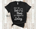 The Best Moms Get Promoted To Lovey for Special Grandma Birthday Mother39s Day Christmas Gift for Grandmother Graphic Tee – Aesthetic Look · Top Pick For Any Outfit