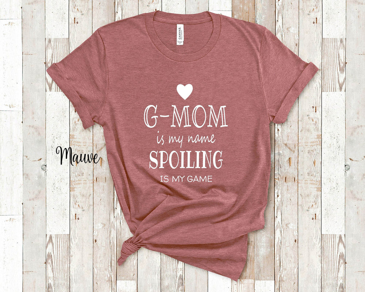 Gmom Is My Name Grandma Tshirt Special Grandmother Gift Idea for Mother39s Day Birthday Christmas or Pregnancy Reveal Announcement Graphic Tee – Fan Favorite · Must-Have Style