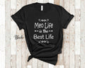 Meo Life Is The Best Life Grandma Shirt Unique Birthday Christmas or Mother39s Day Gift for Grandmother Graphic Tee – Everyday Comfort · Perfect For Daily Wear