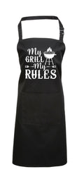 Baking Apron Birthday Gifts For Dad Men Bbq Apron Cooking Apron With Pocket My Grill My Rules Mens Apron Womens Barbecue Apron Birthday Graphic Tee – Feel-Good Design · Must-Have Style