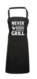 Baking Apron Birthday Gifts For Dad Men Bbq Apron Cooking Apron With Pocket Never Touch Another Mans Grill Men Barbecue Apron Chef Baking Graphic Tee – Premium Graphic · Perfect For Daily Wear
