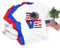 4th of July love ShirtFreedom Shirt Fourth Of July Shirt Patriotic Shirt Independence Day Shirts Patriotic Family ShirtsMemorial Day Graphic Tee – Warm & Stylish · High-Quality Print