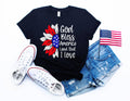 4th of July Sunflower ShirtFreedom ShirtFourth Of July ShirtPatriotic ShirtIndependence Day ShirtsPatriotic Family ShirtsMemorial Day Graphic Tee – Bold Style · Great Gift For Fans