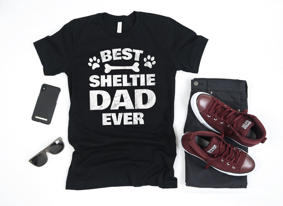 Best Sheltie Dad TShirt Sheltie Dad Shirt Sheltie Dog Dads Gift Hoodie Tank Top Hoodie – Feel-Good Design · Trending Graphic Apparel